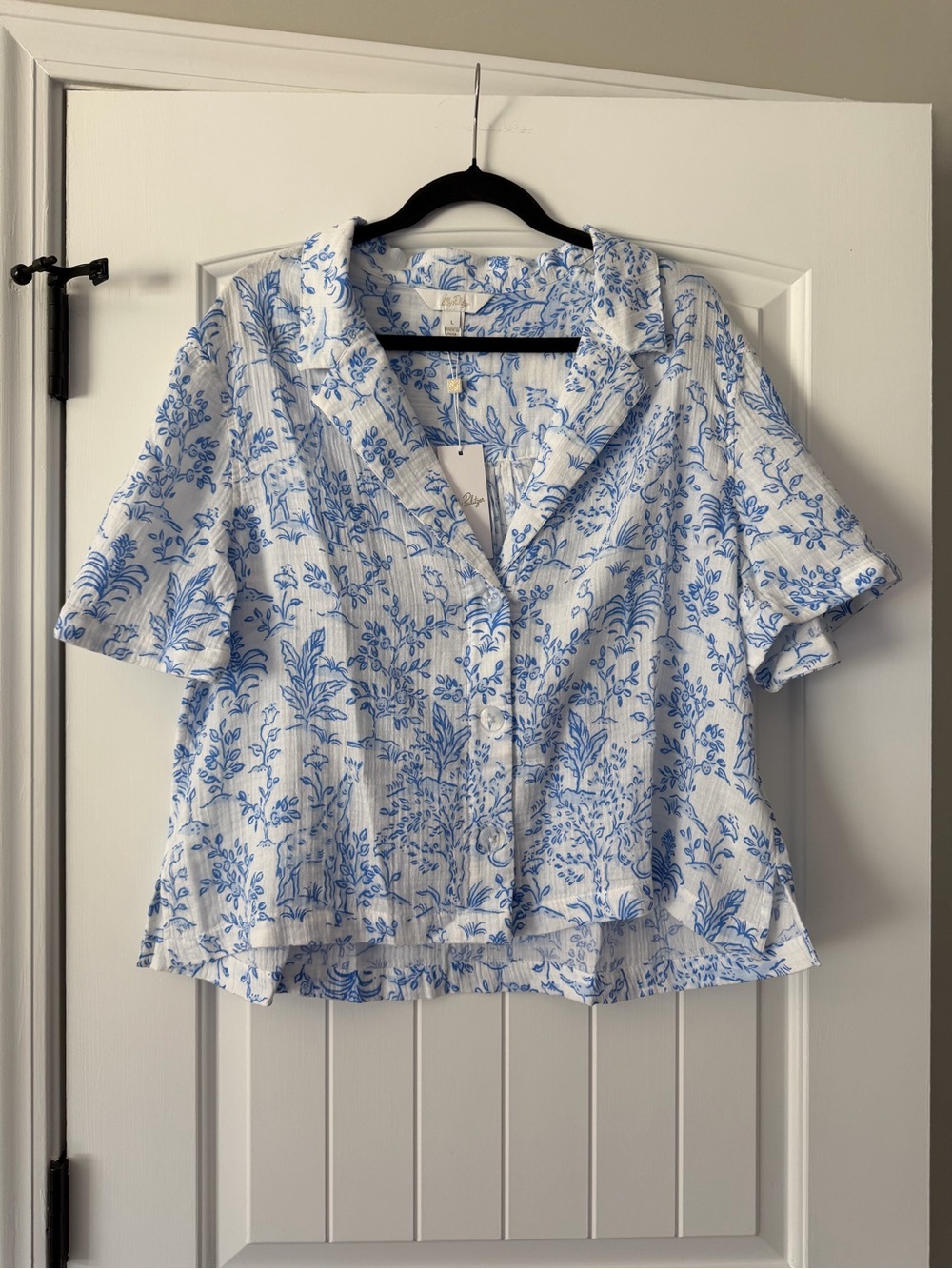 NWT Lilly Pulitzer Montee Shirt Coverup size Large - original retail $108